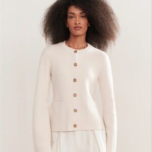 Jenni Kayne Cooper Cardigan - Ivory - NWT - Size XS